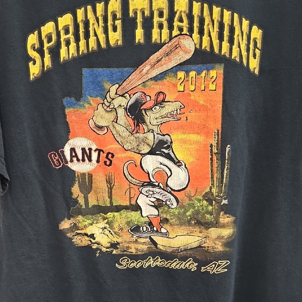 Vintage, Spring, Training, Giants, Baseball, Arizona, Sports, Outdoors, Cotton
